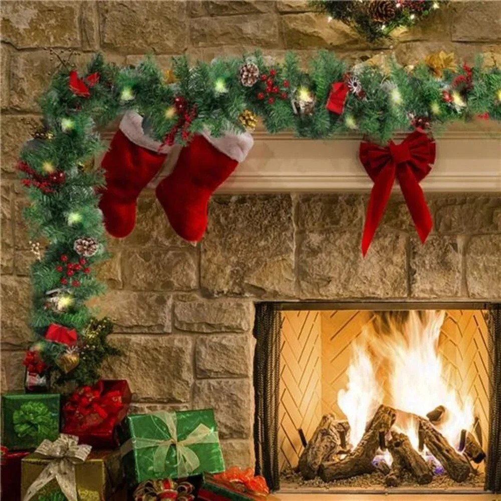 9 FT LED Christmas Garland